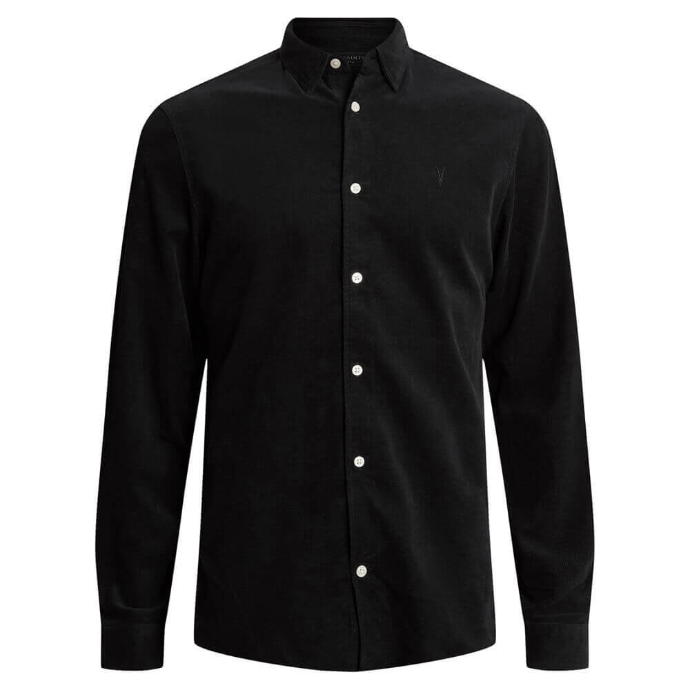 AllSaints Birchwood Corduroy Slim Fit Shirt